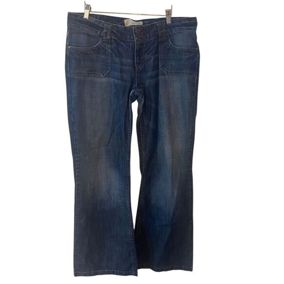 Maurices Denim - Maurice’s wide leg size 13/14 low rise distressed jeans  100% cotton